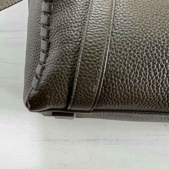 All Saints Ray East West Leather Tote WB092M in Musk Brown - Picture 5 of 16